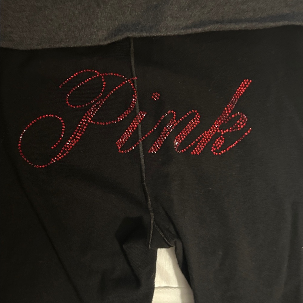 Victorias Secret All Day Cotton Foldover Flare Leggings - Picture 3 of 3